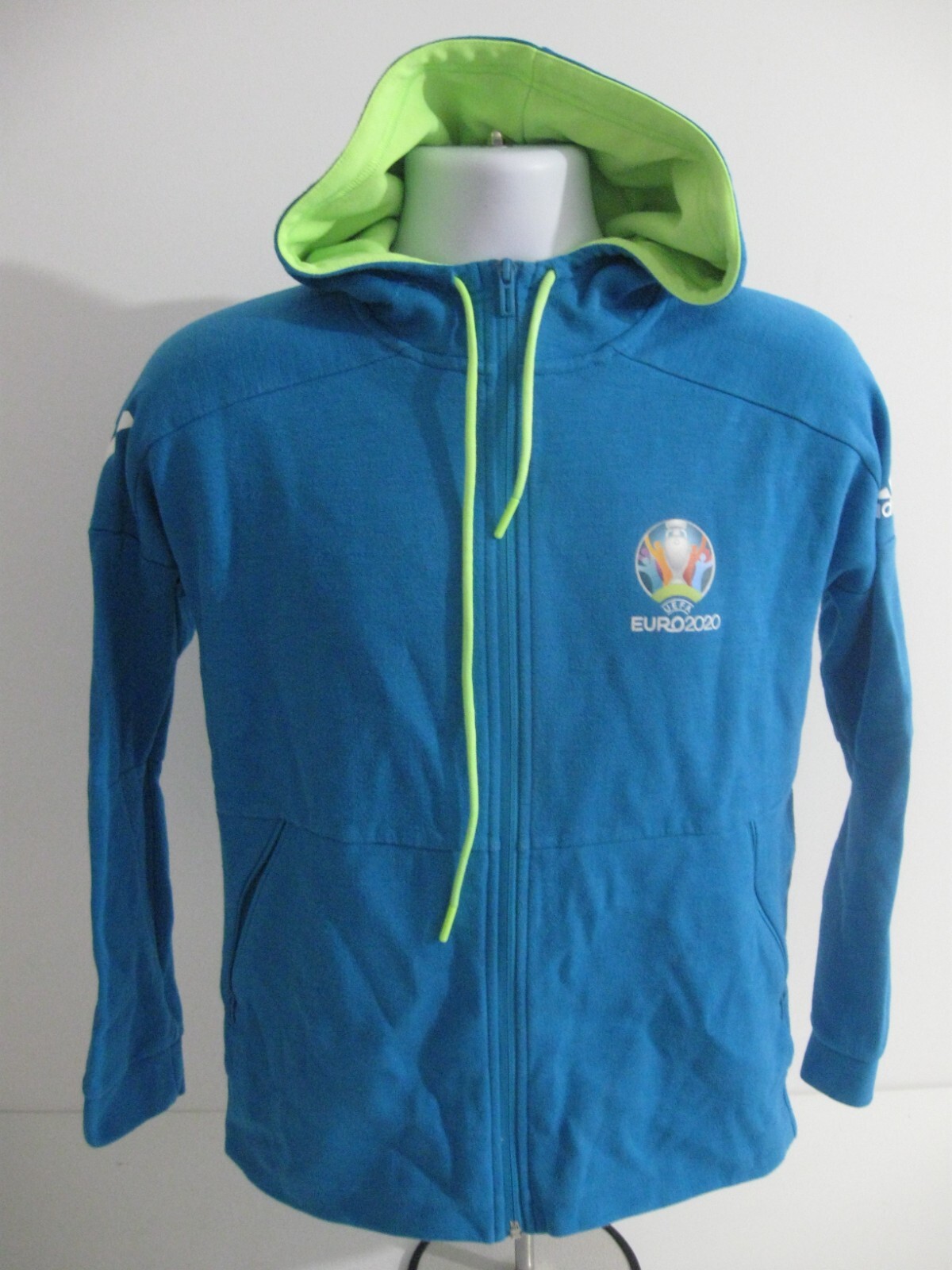 ADIDAS WOMENS EURO 2020 FOOTBALL ZIP HOODIE SIZE 12-14