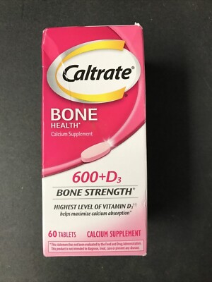  Free SHIPPING  Caltrate Bone Health 600 + D3 60 count