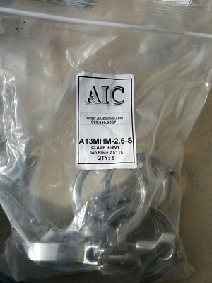 New Alfa Laval Tri Clover Clamp Part-A13MHM-2 1/2-S Lot Of 5 bx265