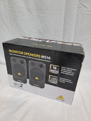 Behringer MS16 2x8W Active Personal Monitor System -- FREE SHIPPING!