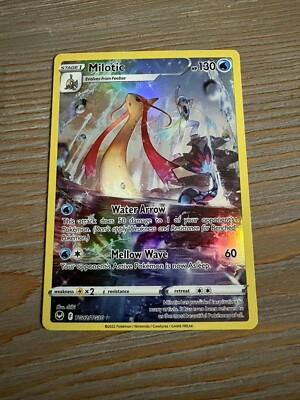 Pokemon TCG SWSH12: Silver Tempest Trainer Gallery Card TG02/TG30 Milotic NM