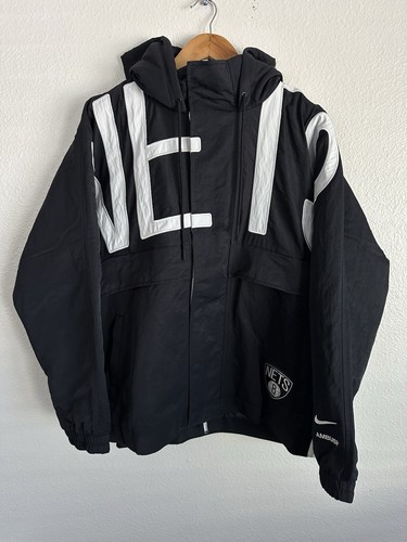 NIKE×AMBUSH×NBA COLLECTION NETS JACKET Nike x Ambush Edition NBA Brooklyn Nets Hooded Jacket Tech