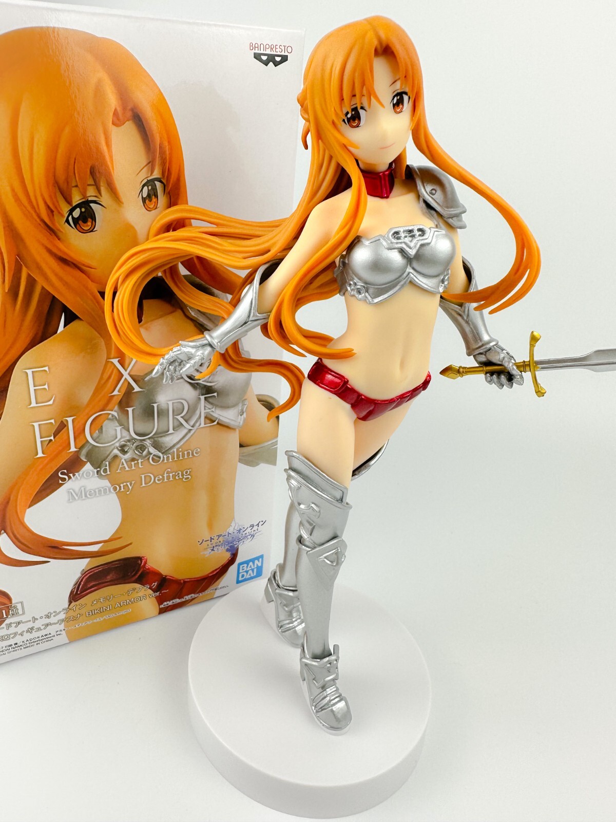 Sword Art Online Asuna Figure Bikini Armor Ver. Memory Defrag EXQ Banpresto  SAO | eBay