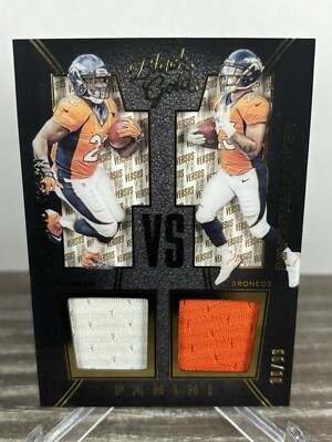 2016 C.J. ANDERSON DEVONTAE BOOKER NFL Panini Black Gold VS /99 #VS8 Rookie RC