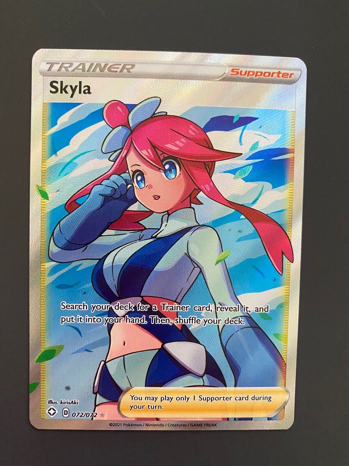 Skyla 072072 Shining Fates Full Art Trainer EN Englisch Pokémon