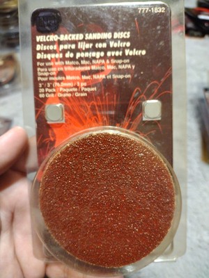 (140eaches) 3 inch  Hook and Loop Sanding Discs 60 Grit