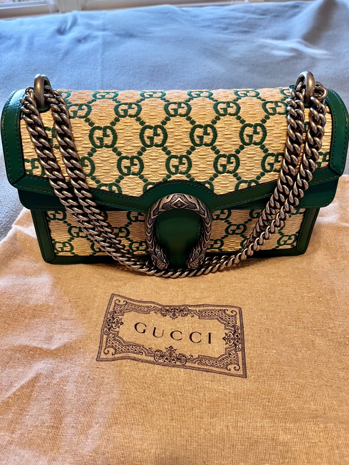 【GUCCI】Mini Dionysus Shoulder Bag/追跡+関税+全国送料込み Gucci Mini GG Supreme Dionysus Shoulder Bag