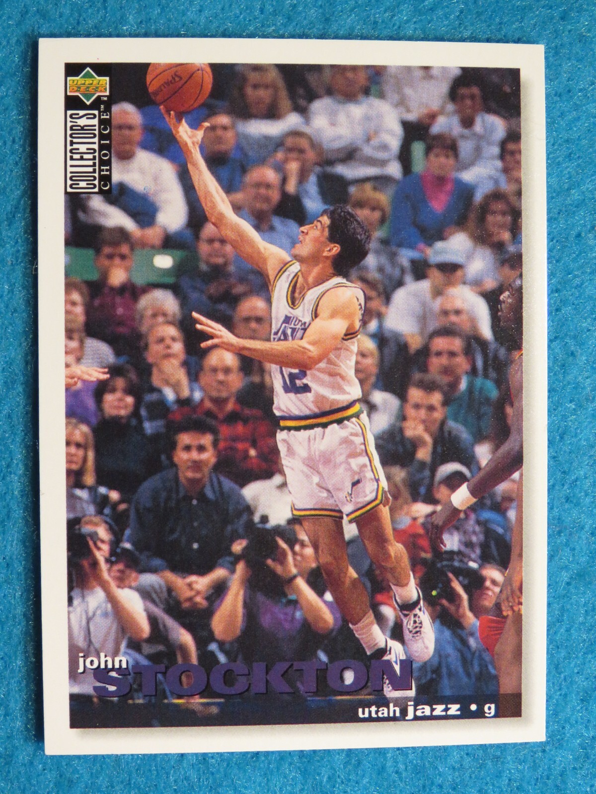 Basketball TRADING CARD Upper Deck #156 John STOCKTON, Utah Basketball TRADING CARD Upper Deck #156 John STOCKTON, Utah