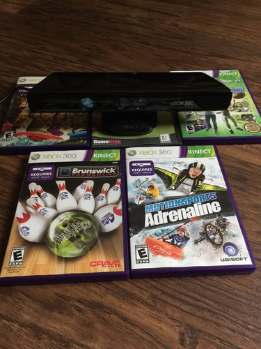 Xbox 360 Kinect Bar & 5 Games