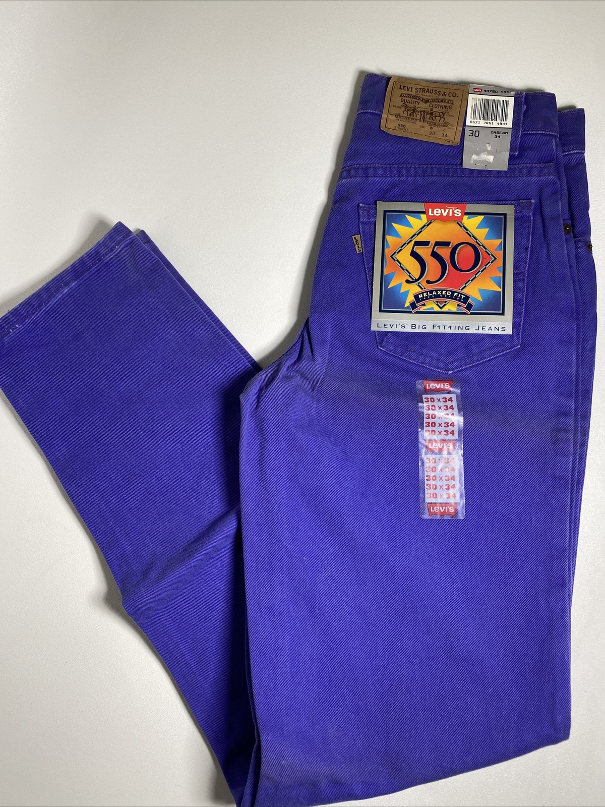 Джинсы Vintage Levis 550 Orange Tab 
