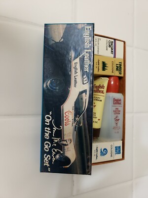 1978 Rare Tom McEwen ''Mongoose'' English Leather Cologne Set