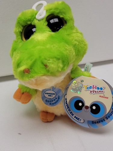 Aurora World YooHoo & Friends Smilee Alligator – 12,5 Cm, Grünes Kuscheltier Zum Sammeln