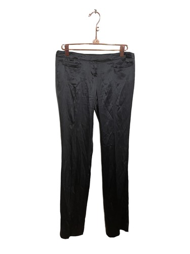 パンツ 90s EMPORIO ARMANI fade straight pants Emporio Armani Satin Pants Women's Size 2 Straight Leg Black