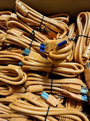 USB 3.0 Cable E340033 AWM  20276 USB 3.0 Type-A Cables. LOT OF 10