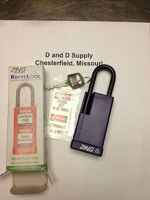 ZING 7081 Lockout Padlock, KA, Purple, 1/4 In. Dia. 6TMJ2 | eBay