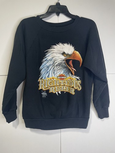 80s Harley Davidson 3D EMBLEM イーグル　スウェット VTG 80s Harley Davidson 3D Emblem Design 1985 Eagle