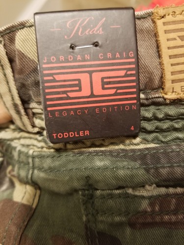 JORDAN CRAIG CAMO JEANS BOYS KIDS SIZE 4T BRAND NEW LEGACY EDITION