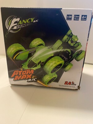 Atom Max Fancy Stunt R/C Car 2.4 ghz 1:28 Scale Remote Control Red Complete
