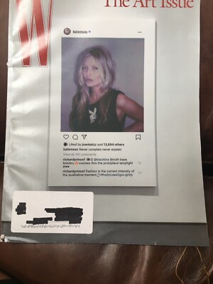 W Magazine Volume Seven 2019 KATE MOSS THE ART ISSUE Some Shelfwear New