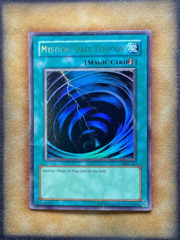 Yugioh Mystical Space Typhoon MRL-047 Ultra Rare Original Print HP