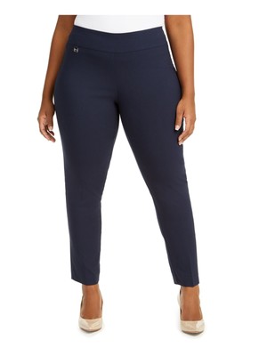 

JM COLLECTION Женские темно-синие укороченные брюки Petites, Navy, RN115760