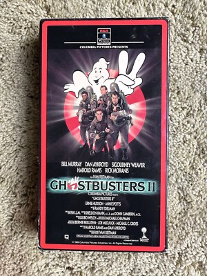 1989 Ghostbusters II 2 VHS VCR VIDEO TAPE Columbia Pictures, Plays Smooth