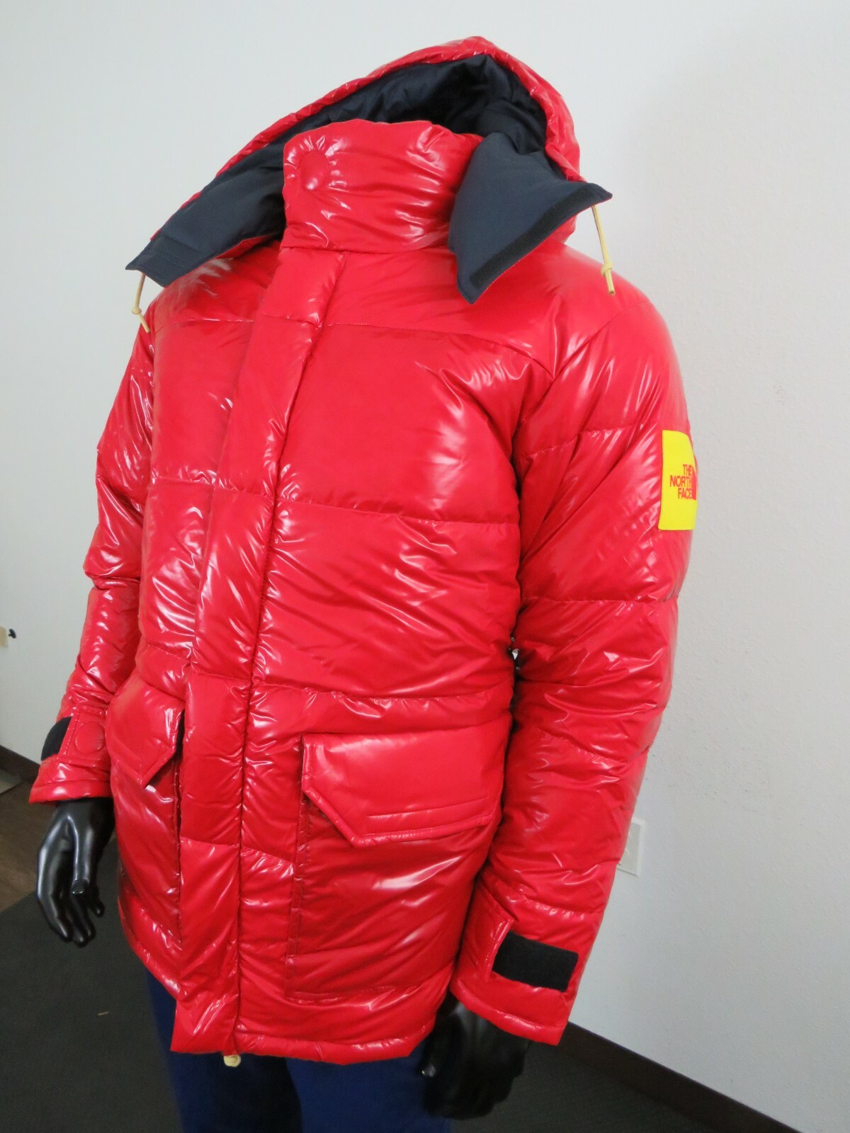 Pre-owned The North Face Nf Brown Label Ripstop Rs Down Insulated Winter Parka Jacket Red In Tnf Red