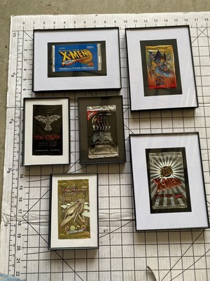 Framed Card Packs LOT Marvel X-Men, The Crow, Duel Masters, Power Rangers -90s