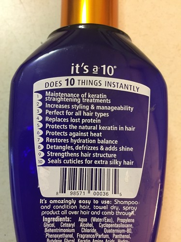 It’s A 10 Miracle Leave-in Plus Keratin 10oz Fresh Stock Great Deal FREESHIPPING