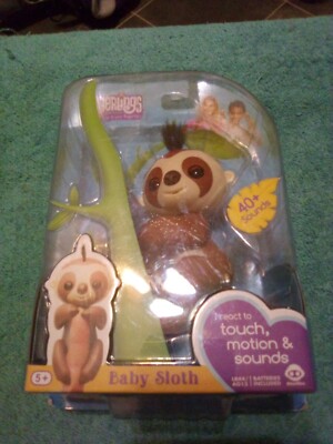 Nip 2016 Fingerlings Baby Sloth Ages 5+ By Wow wee Group Unlimited