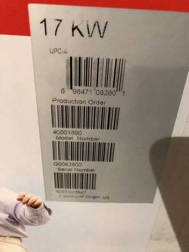 17 kW HONEYWELL GENERAC STANDBY GENERATOR & 200 AMP SE TRANFER SWITCH