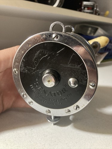 Penn Senator 4/0 Conventional Fishing Reel USA Black Vintage