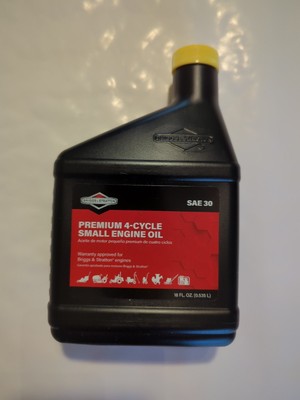 Briggs and Stratton SAE 30 Premium 4-cycle Small Engine Oil 18 ounce