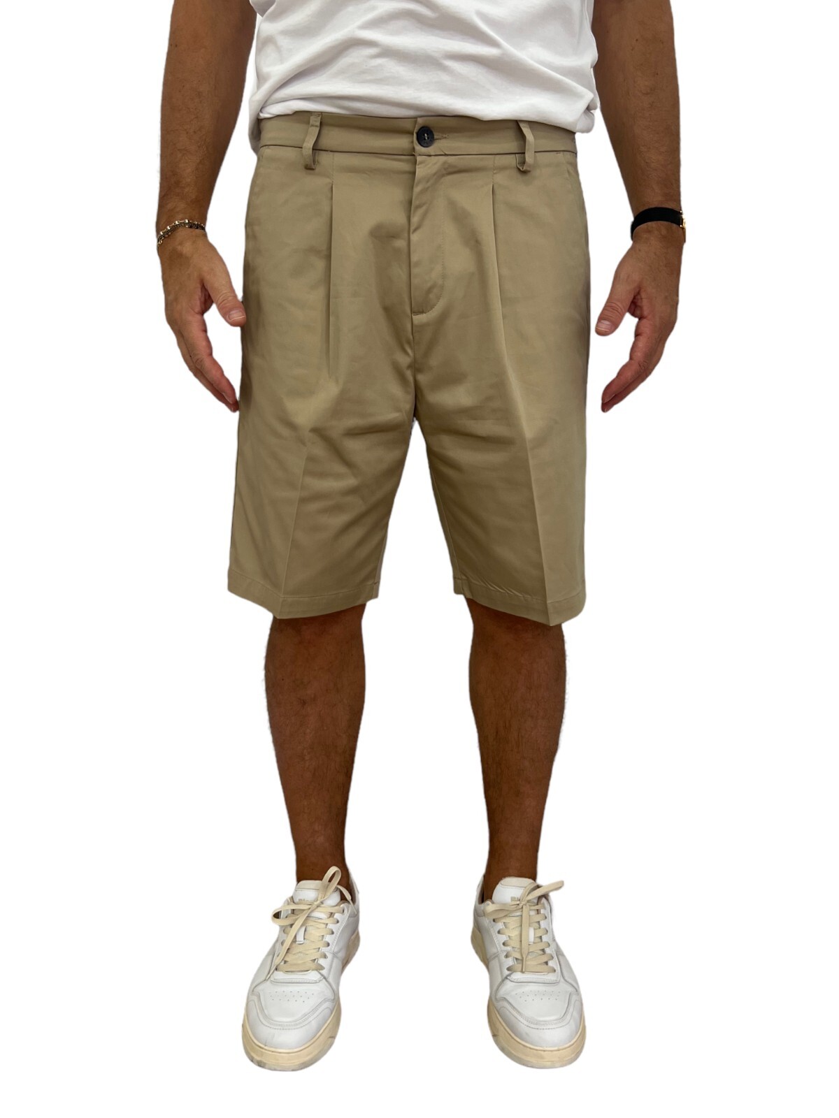 

Bermuda Cotton RH HOMINE Saint Tropez T286 Сделано в Италии Бежевый Песочный