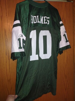 NEW NWT On Field Santonio Holmes NY JETS Mens XL Green Reebok Jersey   $85  