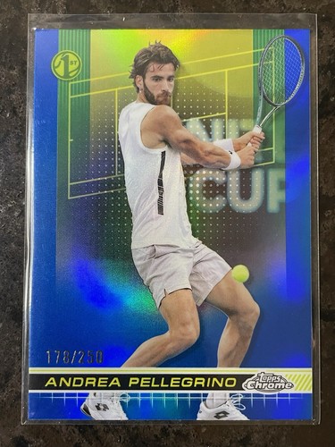 2024 Topps Chrome Tennis Rookie Blue Refractor #32 Andrea