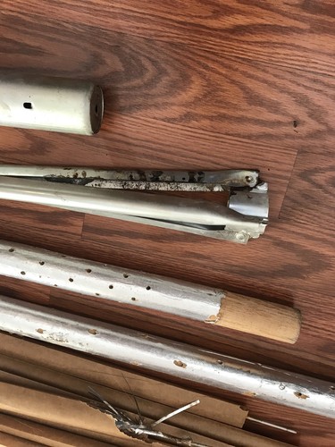 Evergleam 6' Deluxe Aluminum Christmas Tree 94 Branch,Stand,2 Poles