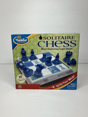 Thinkfun Solitaire Chess Mind-Capturing Logic Game 60 Challenges New Sealed