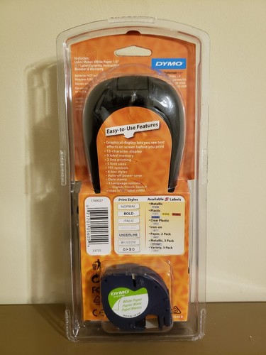 DYMO LetraTag LT-100H Handheld Label Maker for Office or Home 1749027 New