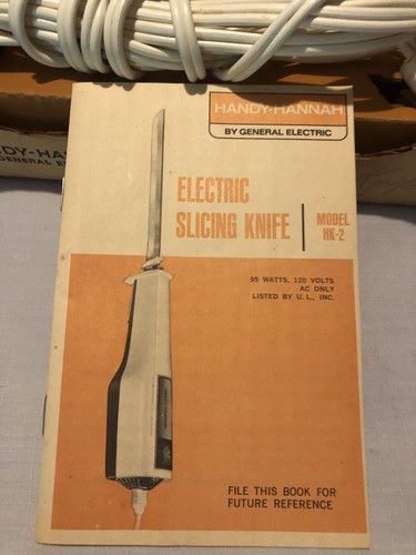 Handy - Hannah Electric Carving Knife Made In The USA Vintage