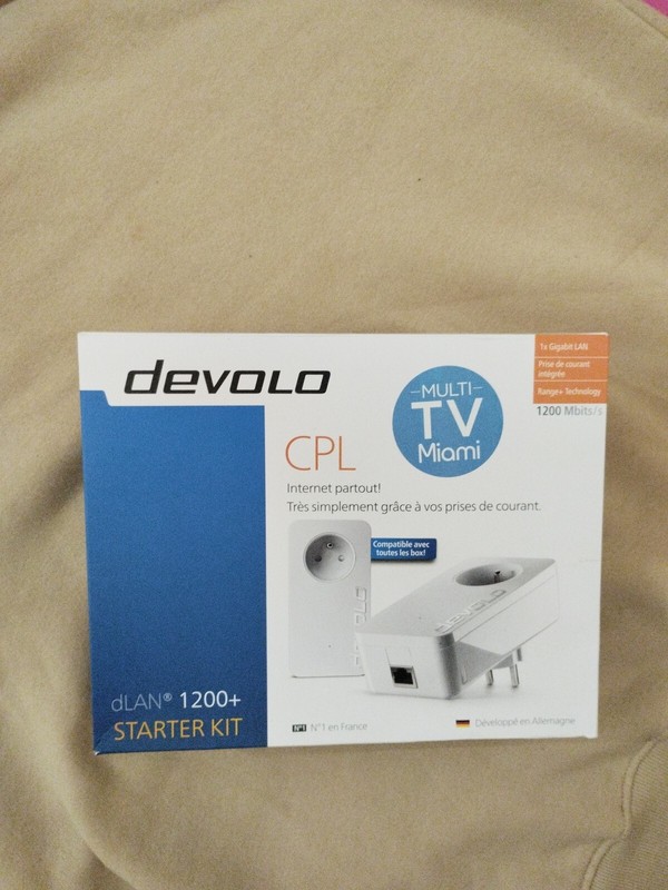 Cpl Devolo 1200 Dlan, Voir Photos D'ÃChantillons . GrÃCe Ã Votre Box Wi-Fi Multi
