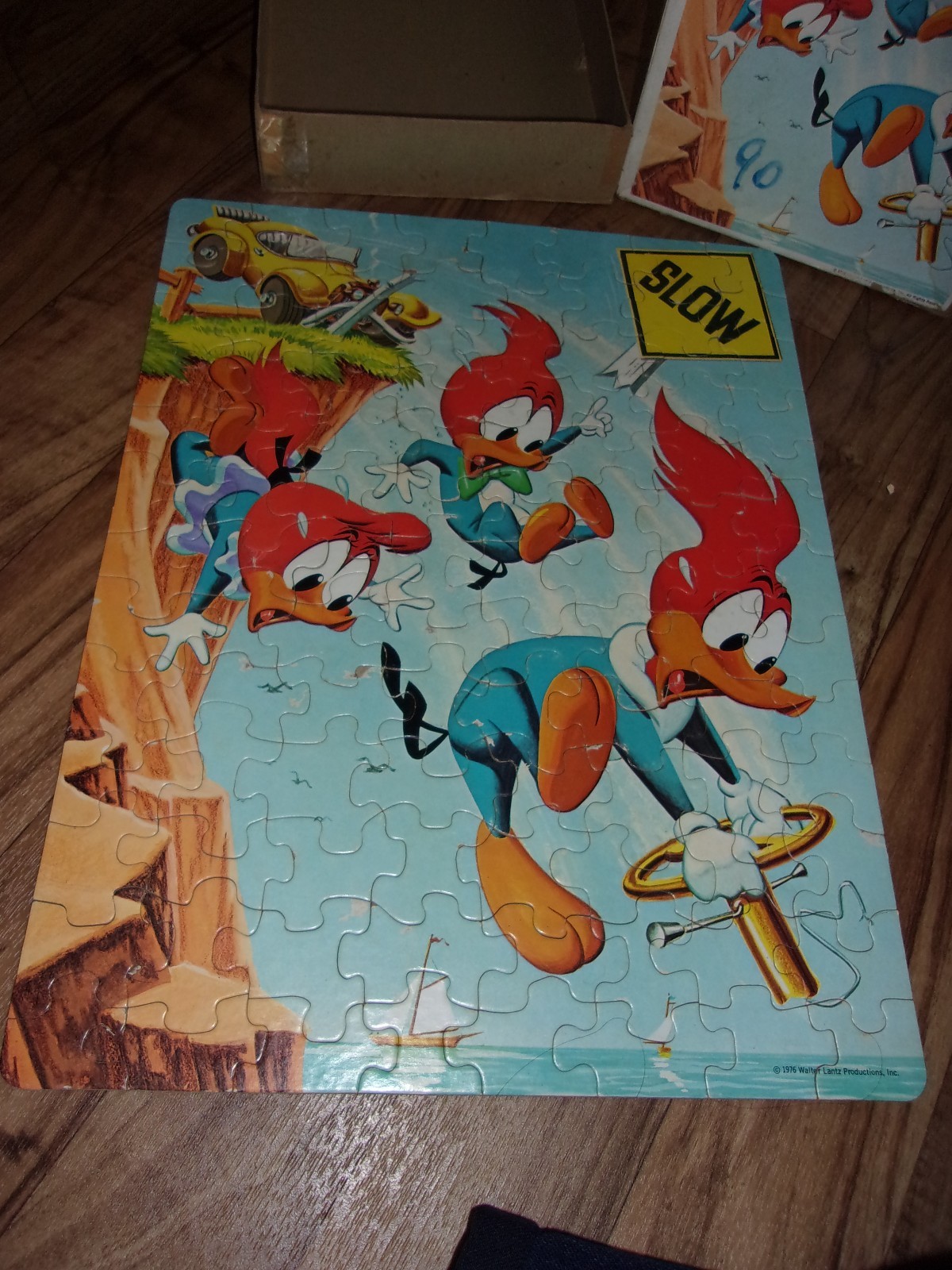 1976 Woody Woodpecker Wally Lantz 100 piece puzzle
