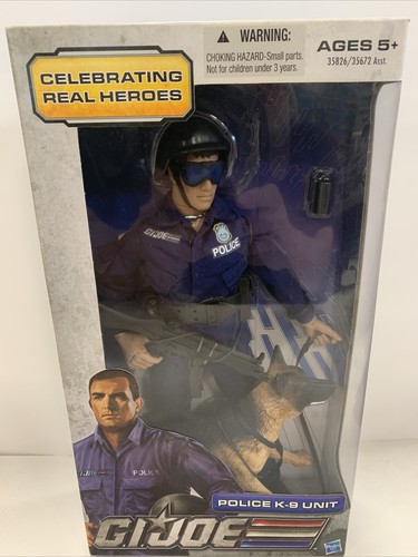 G.I. JOE POLICE K-9 UNIT Action Figure Celebrating 30 Years