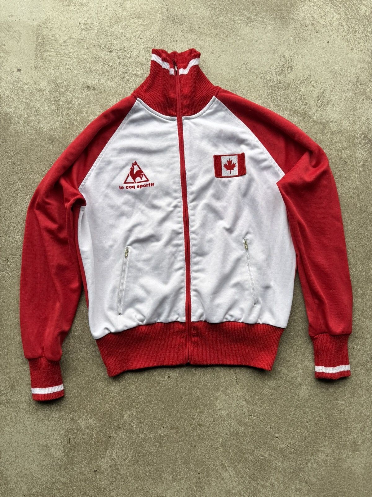 70-80s フランス製Le Coq Sportif Track Jacket 70-80s Vintage Le Coq Sportif Track Jacket Gray