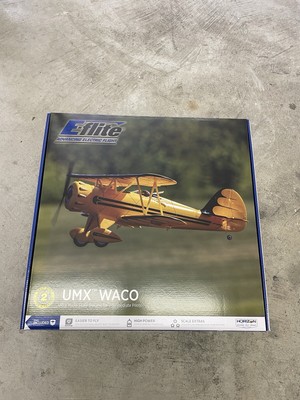 E-flite RC Airplane UMX WACO White BNF Basic with AS3X & SAFE EFLU53550