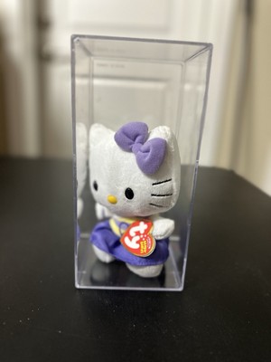 TY~ Sanrio Hello Kitty Peace Beanie Baby With Case