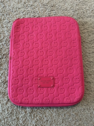 Michael Kors Ipad Case Padded Neoprene Hot Pink | eBay
