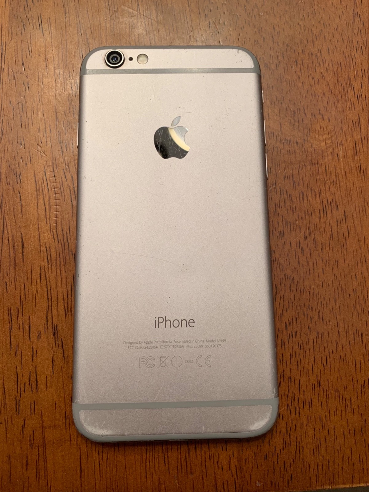 Apple iPhone 6 - 64GB - Silver (Unlocked) A1549 (CDMA + GSM)