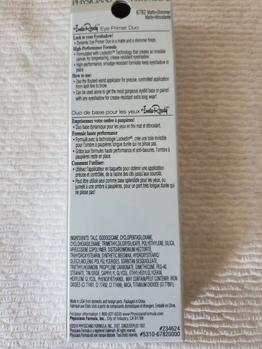 PHYSICIANS FORMULA EYE PRIMER DUO MATTE & SHIMMER #6782