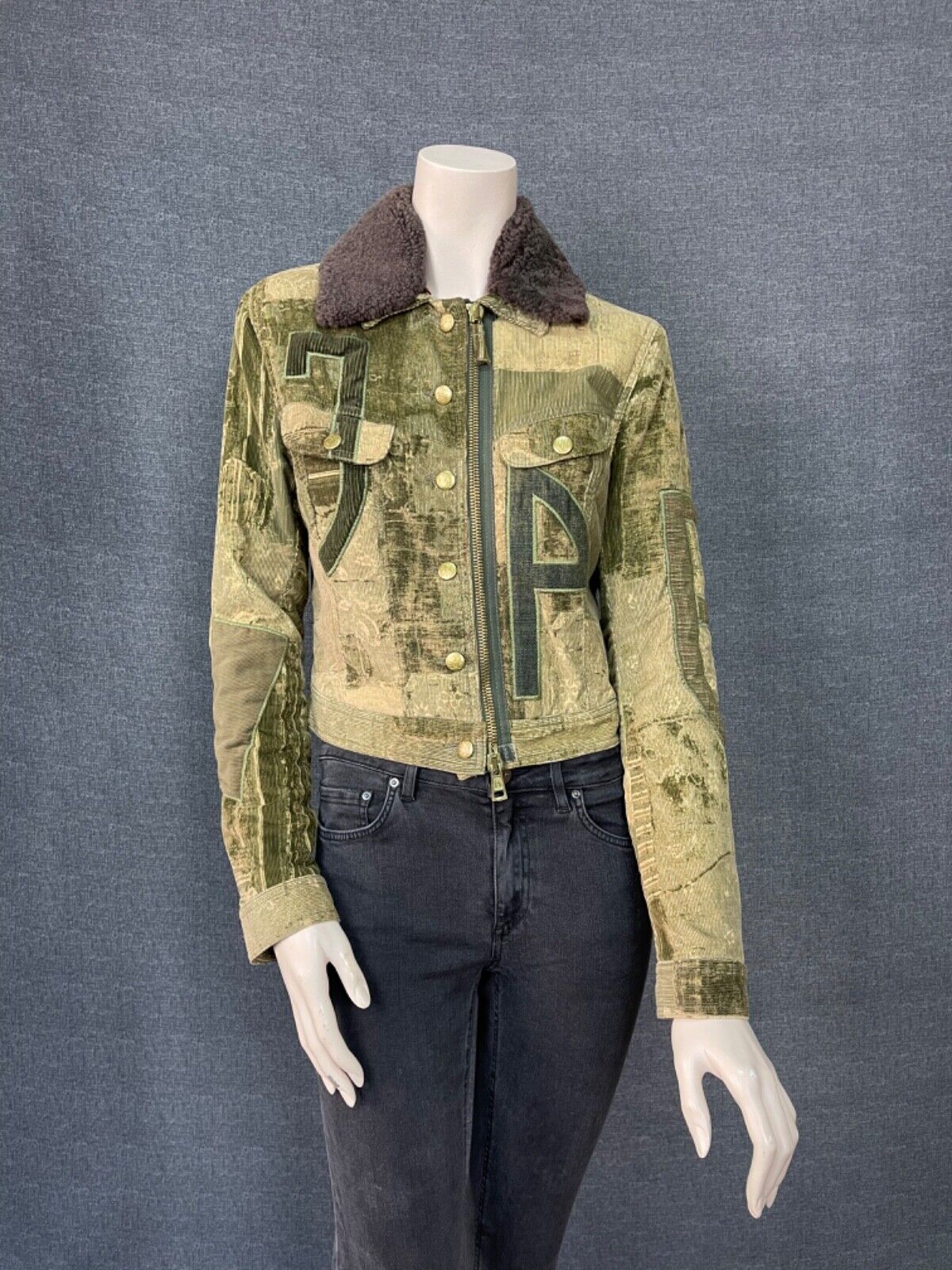 JEAN PAUL GAULTIER VINTAGE ARCHIVE CORDUROY PATCHWORK JACKET JEAN PAUL GAULTIER VINTAGE ARCHIVE CORDUROY PATCHWORK JACKET